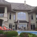 Window cleaning on lake home swimming pool Lake Washington - Class Act Glass Best Window Cleaning Services in Mankato and Southern Minnesota